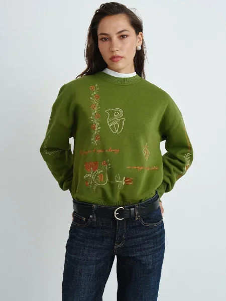 Світшот RicaMare зелений