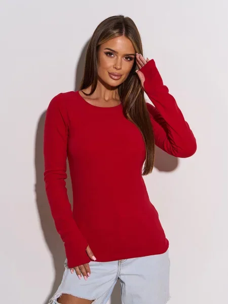 Лонгслив Issa Plus красный