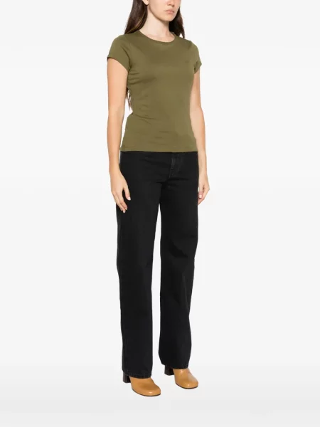 Tricou Loewe cu broderie verde