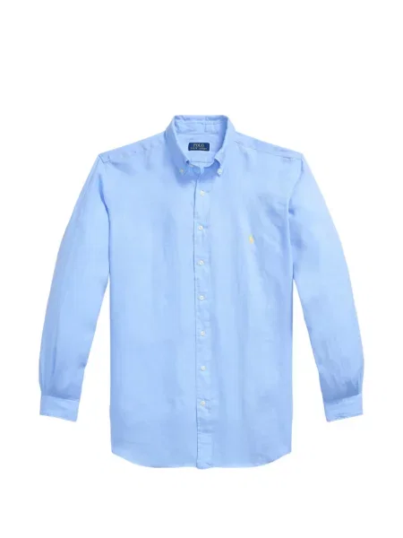 Ριγέ πουκάμισο Polo Ralph Lauren με σχέδιο μπλε