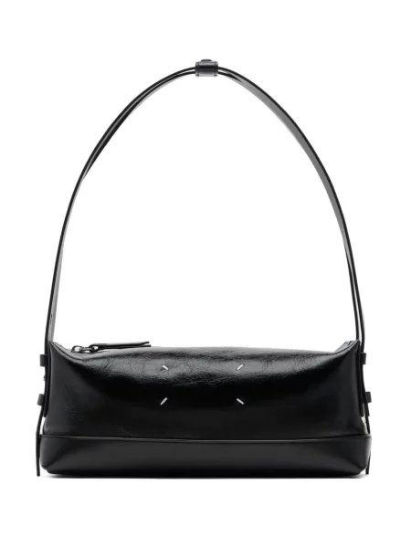 Cu centură curea Maison Margiela negru