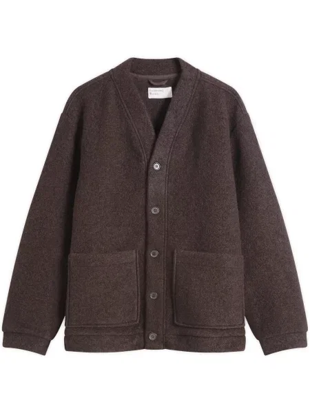 Sweter Universal Works wełniany brązowy