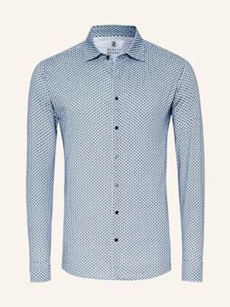 Desoto Košile Slim Fit tmavě modrá/ tmavě modrá bílá