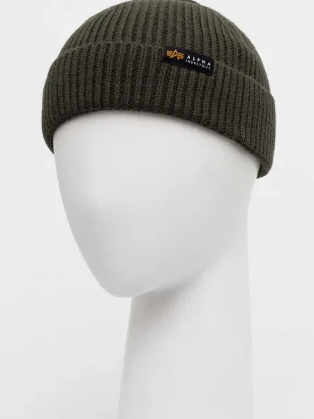 ALPHA INDUSTRIES Căciulă kaki verde