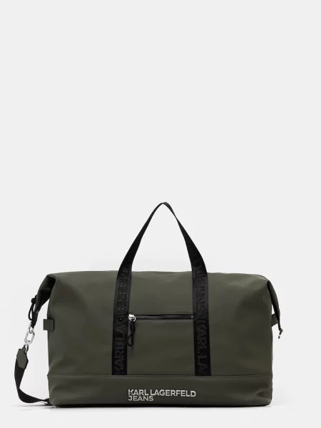 Torba Karl Lagerfeld Jeans zelena