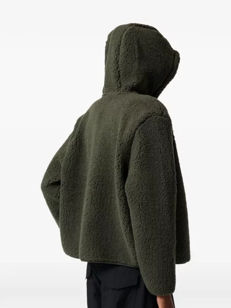 Hanorac cu glugă Hunter din fleece verde
