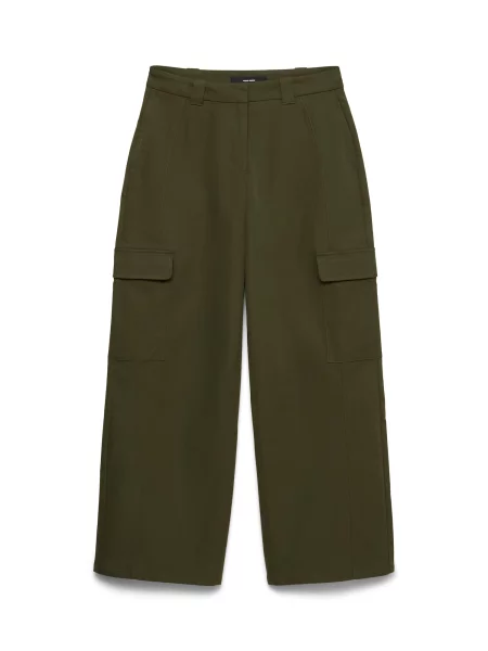Vero Moda Tall Pantaloni cu VMSILLA' verde