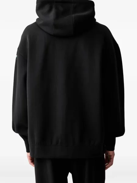 Hanorac Adidas cu dungi cu imagine plasă negru