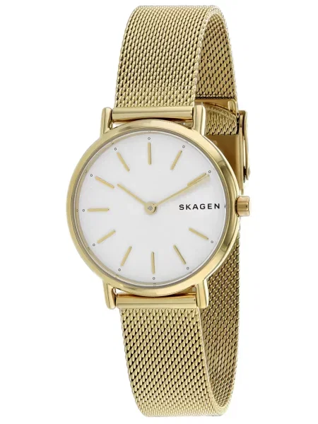 Ceas Skagen plasă alb