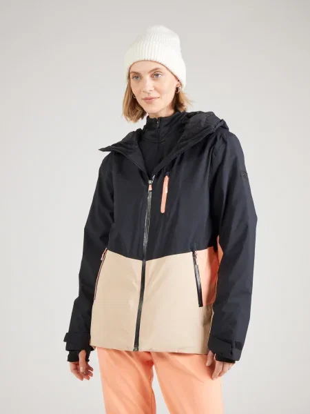 Dámska snowboardová bunda ROXY Peakside true black čierna