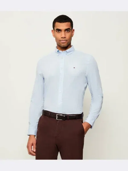 Tommy Hilfiger Cămașă TH FLEX albastru