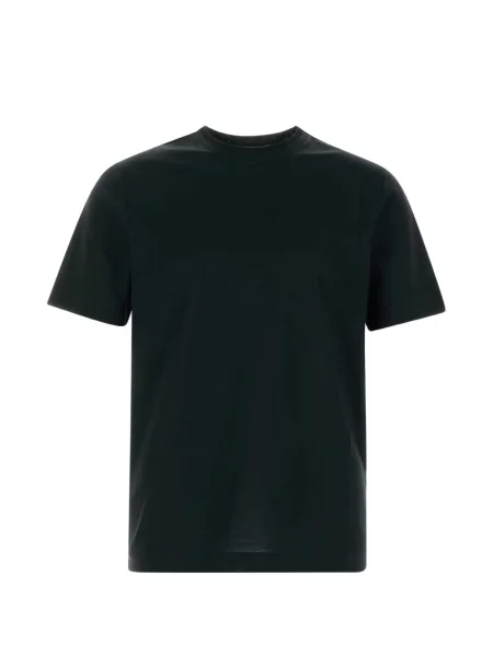 Tricou Canali cu decolteu rotund negru