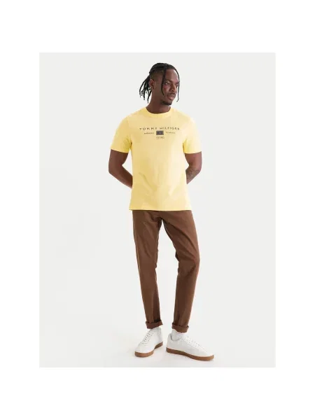 Tricou Tommy Hilfiger galben
