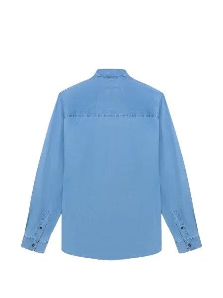 Cămașă Maison Labiche cu broderie albastru