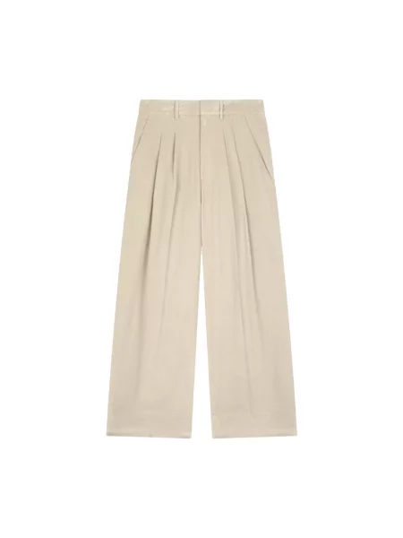 Spodnie Dondup beżowe