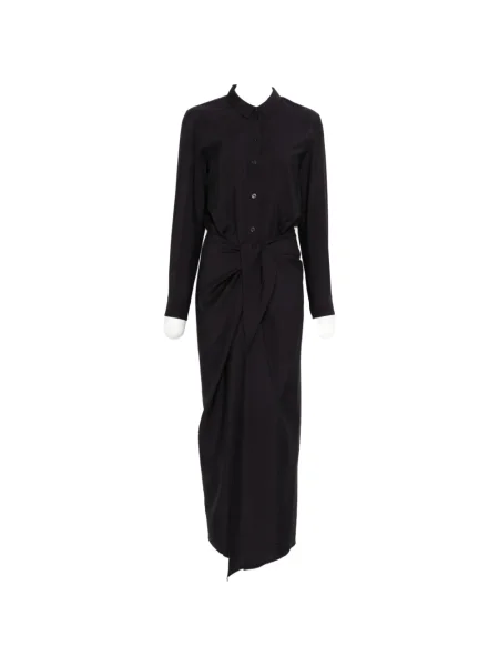 Rochie maxi Emporio Armani până la genunchi de costum albastru