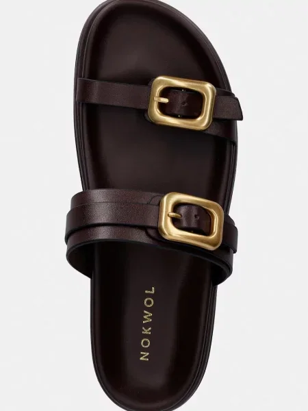 Шкіряні шльопанці Nokwol Zaz