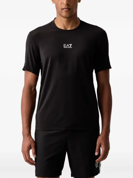 Tricou Ea7 Emporio Armani cu imagine negru