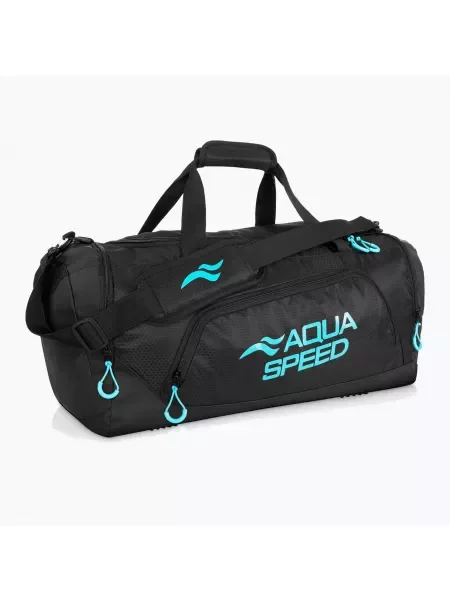 Torba sportowa pływacka na ramię Aqua Speed czarna