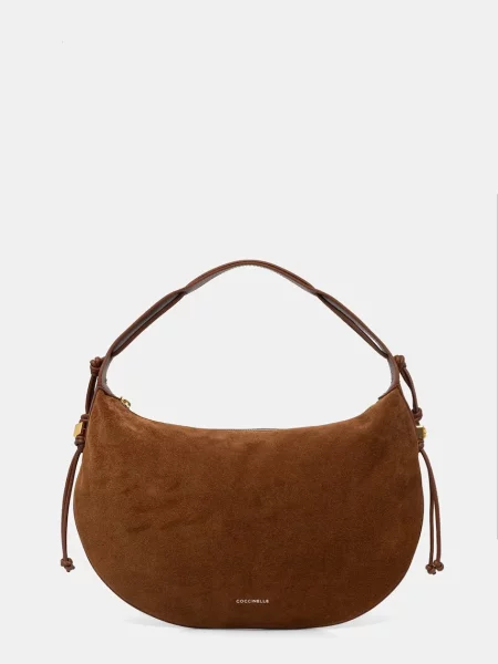 Geanta hobo Coccinelle din piele maro