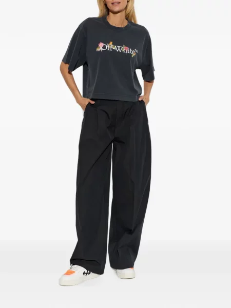 Tricou Off-white cu imagine alb