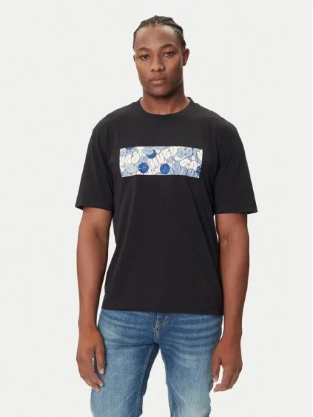 HUGO Tricou Nurix negru