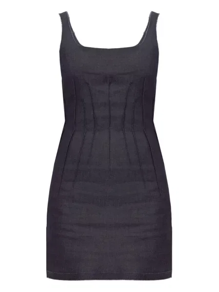 Rochie din denim Marni de costum albastru