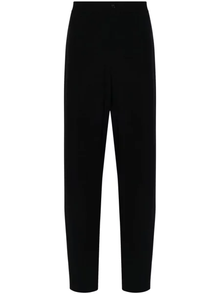 Pantaloni Giorgio Armani de lână albastru