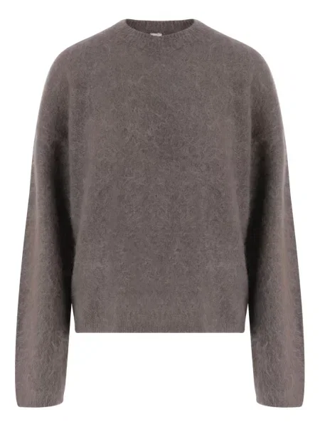 Pulover The Garment cu mâneci lungi lung gri
