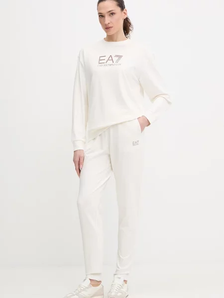 Emporio Armani compleu de trening pentru femei din cu bej