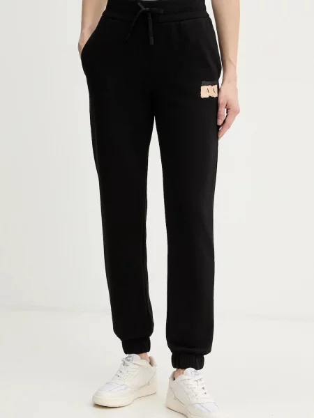 Armani Exchange pantaloni de trening negru