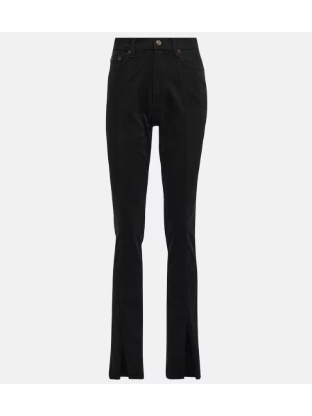 Дънки Polo Ralph Lauren с висока талия черно