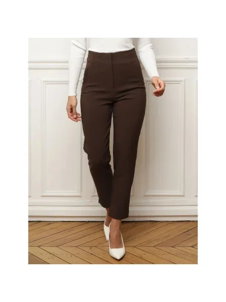 Pantaloni La Modeuse maro