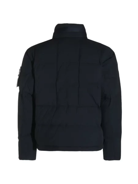 Matlasat geacă Stone Island cu strasuri albastru