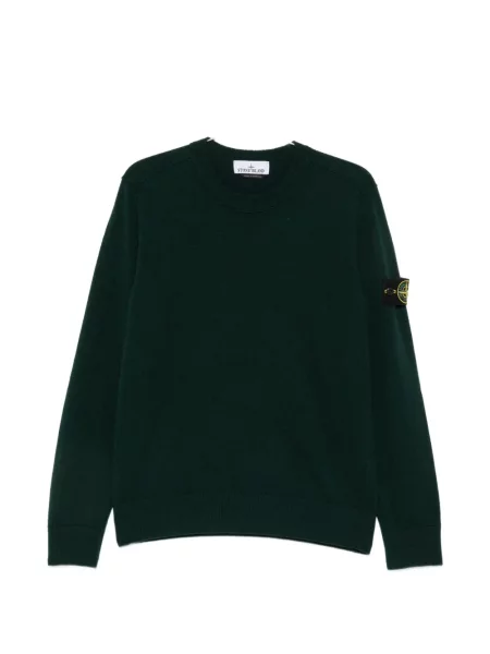 Pulover Stone Island cu strasuri verde