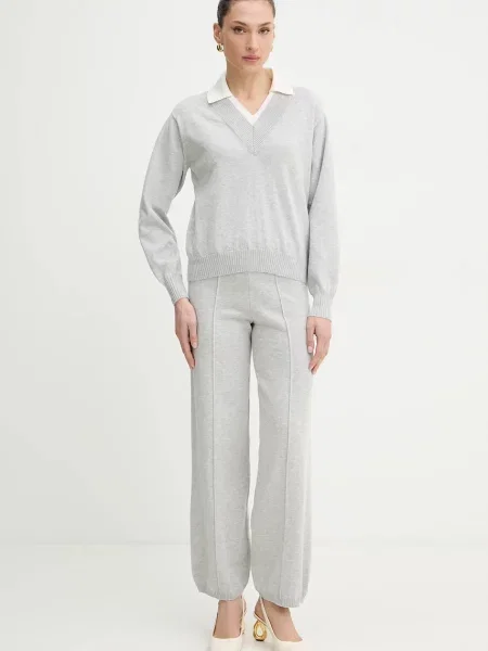 Twinset spodnie dresowe szare