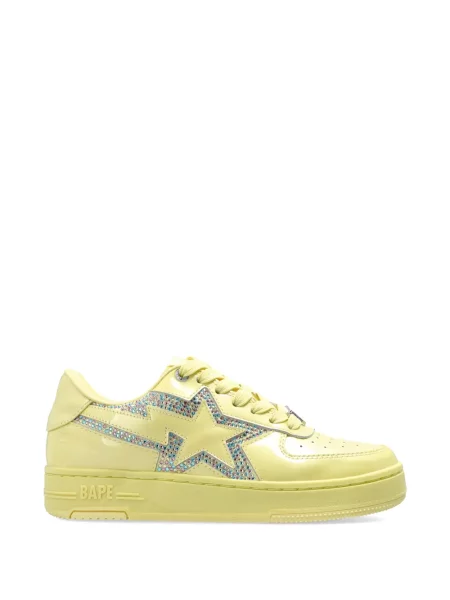 Sneakerși A Bathing Ape® din piele galben