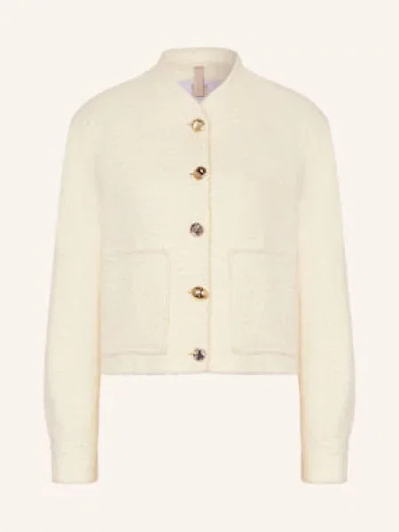 Riani Żakiet Pudełkowy Z Bouclé weiss