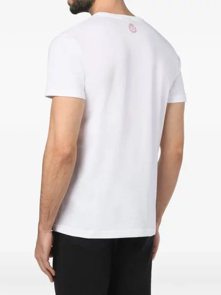 Tricou Billionaire cu imagine alb