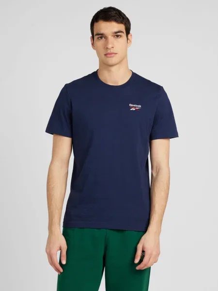 Reebok Tricou Bleumarin alb