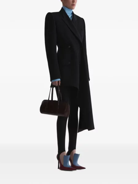 Geacă Mugler drapată negru