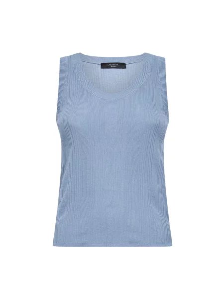 Top Weekend Max Mara niebieski