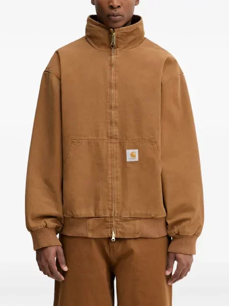Geacă Carhartt Wip cu autograf maro