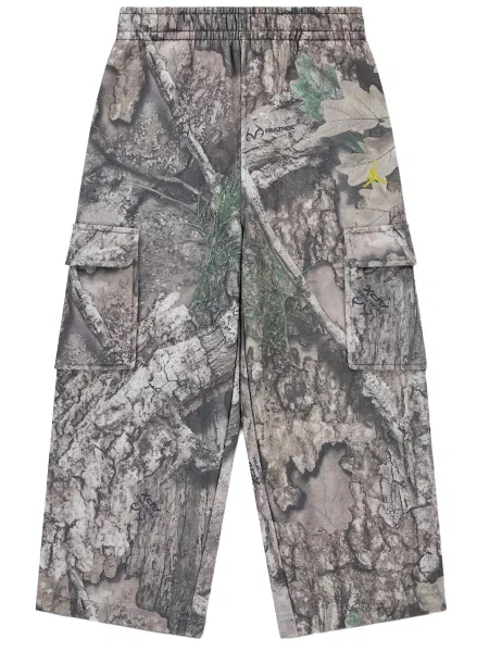 Jordan Pantaloni pământiu kaki verde