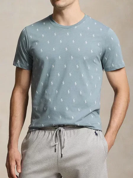 Polo Ralph Lauren tričkové pyžamo šedé
