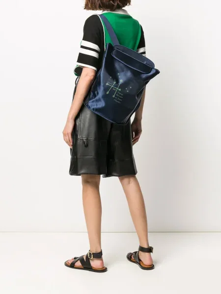 Batoh Hermès Pre-owned modrý