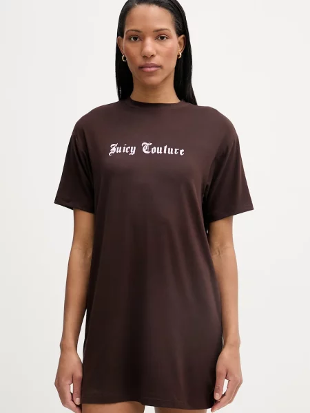 Sukienka koszulowa Juicy Couture brązowa