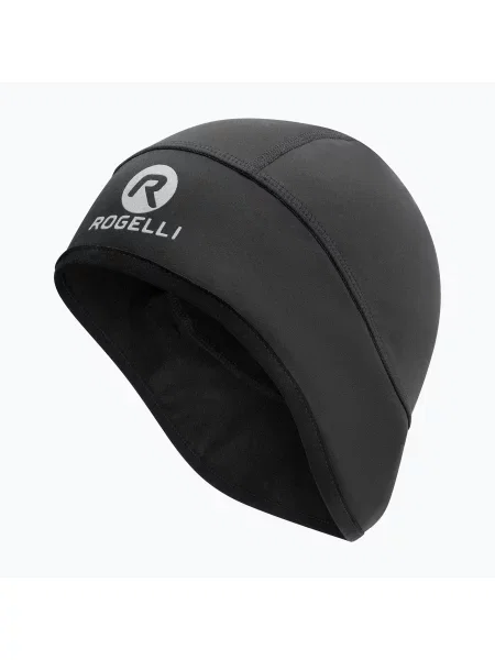 Зимова велосипедна шапка Rogelli Lazio під шолом чорна