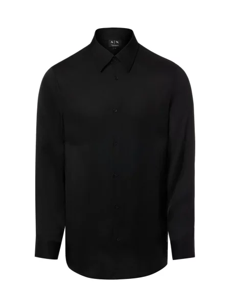Armani Exchange Koszula Mężczyźni Regular Fit M czarny