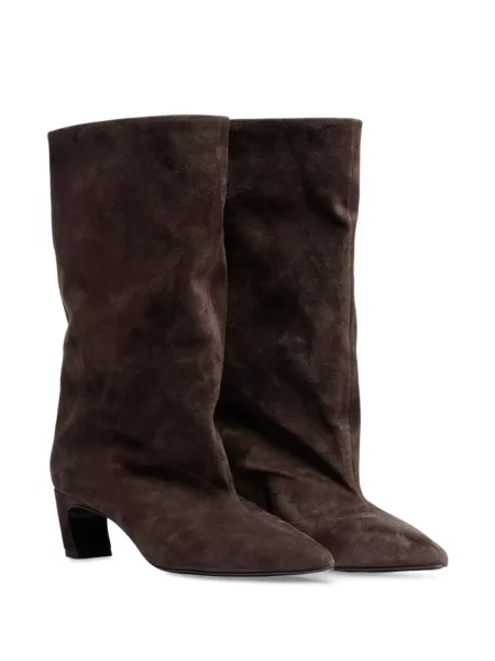 Botine Ash din piele de căprioară maro